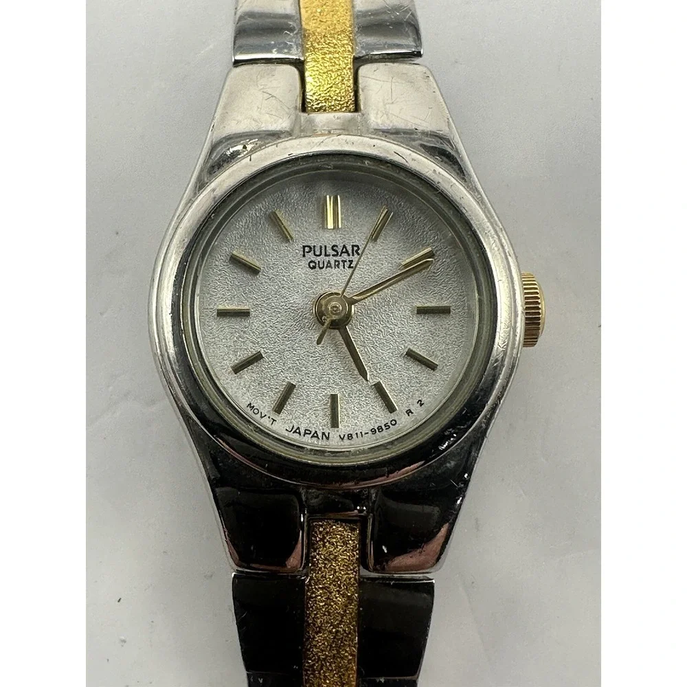 Pulsar V811-2280‎ Ladies Watch New Battery 17MM 6.25